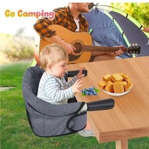 Like new portable, clamping baby/toddler seat